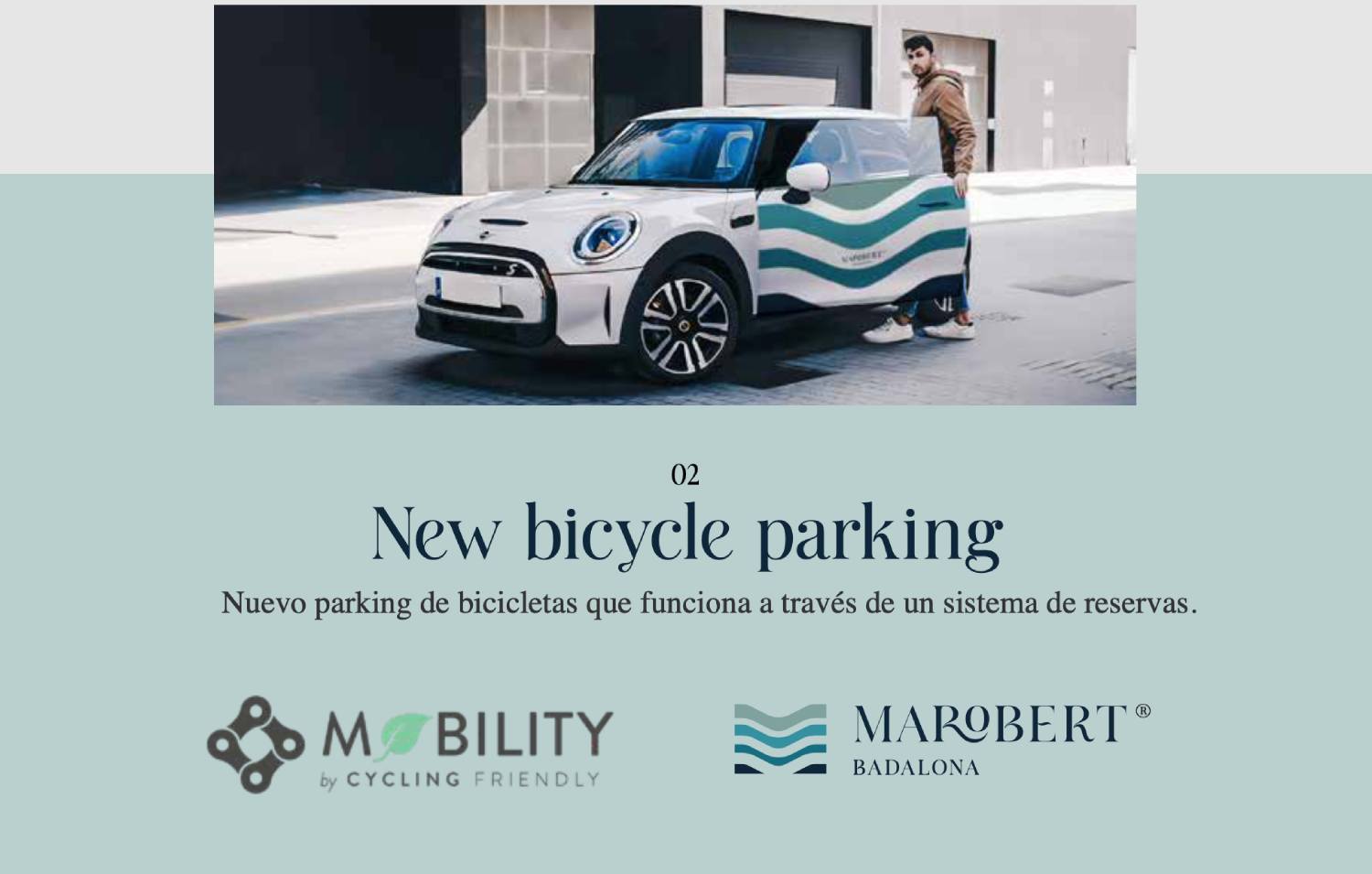 New bycicle parking