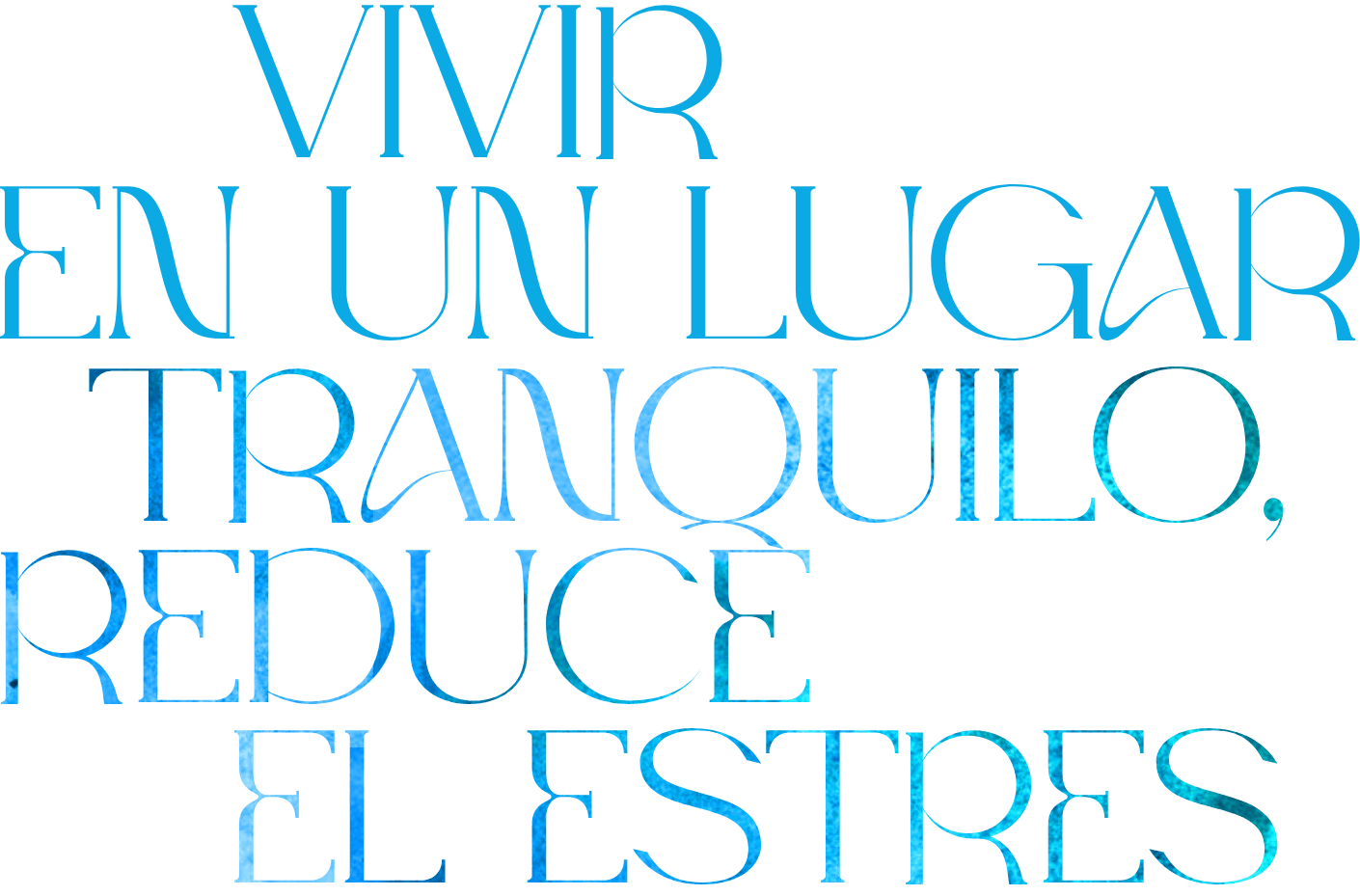 Vivir en un lugar tranquilo, reduce el estrés