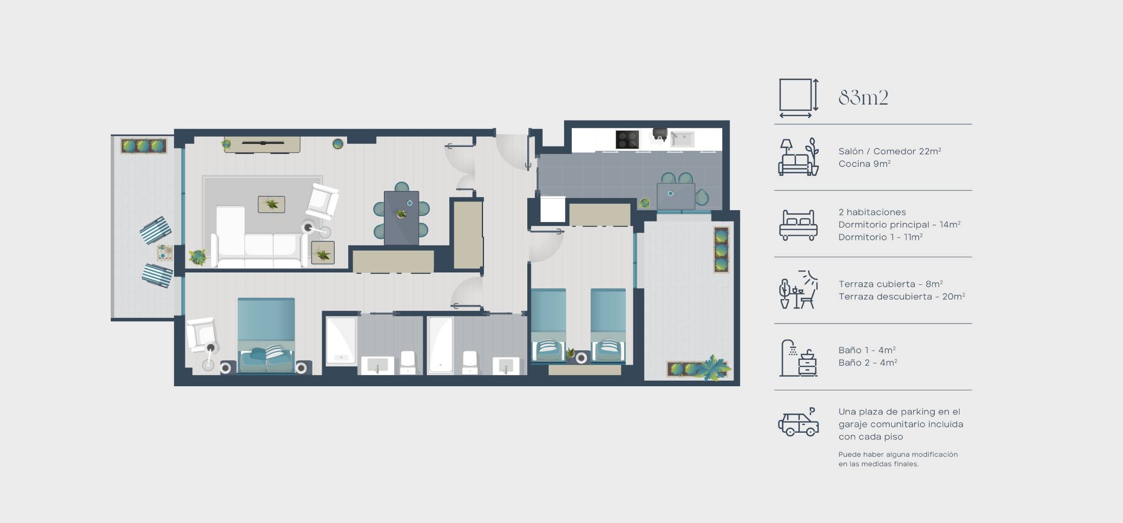 Mapa estructura vivienda | Zona Franca | Vila Bonaplata 