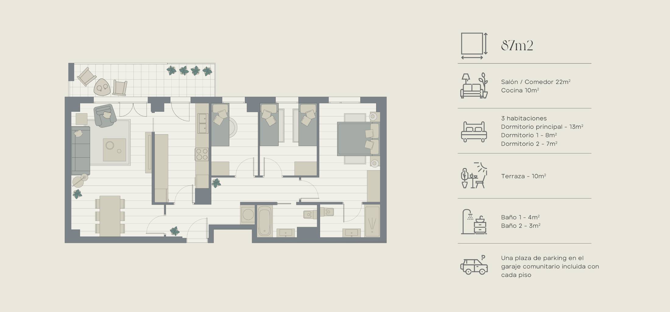 Mapa estructura vivienda | Zona Franca | Vila Bonaplata 